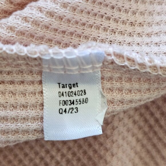 All In Motion Men’s Waffle-Knit Long Sleeve 3 Button Henley Athletic Top, L - Picture 6 of 6